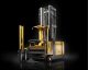 Forklift truck design by quickpartners with modular cabin assembly structure and ergonomic workspace for tireless efficient order picking. truck shown in color yellow and black for Dambach industries