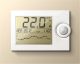 Vimar thermostat with mechanical levers for simplified programming and large LCD display for maximum readability with push wheel user interaction design by quickpartners